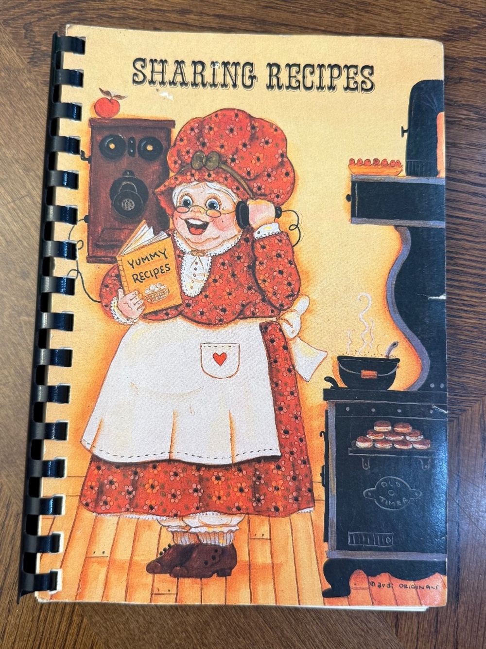 Vintage cookbook, grannycore